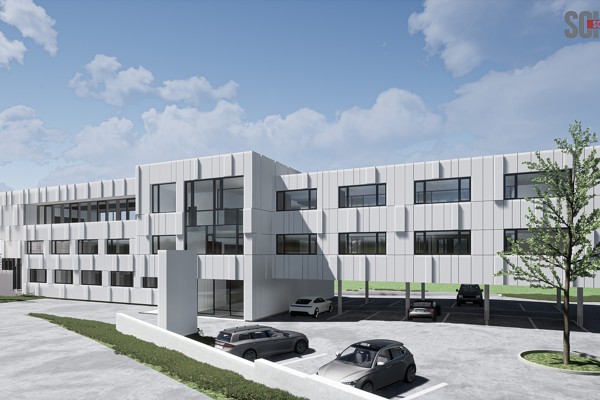 Neubau Büro Frankenburg-Baugruppe Schmid