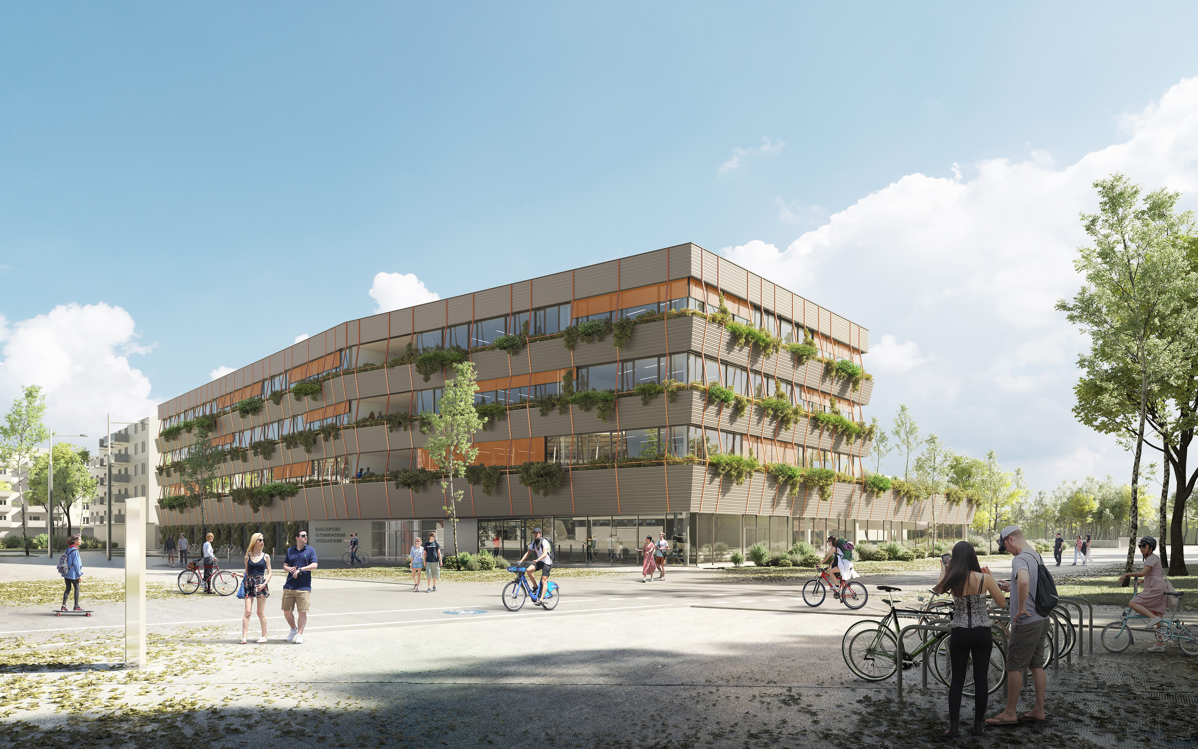 Neubau Ballsportgymnasium Viola Park