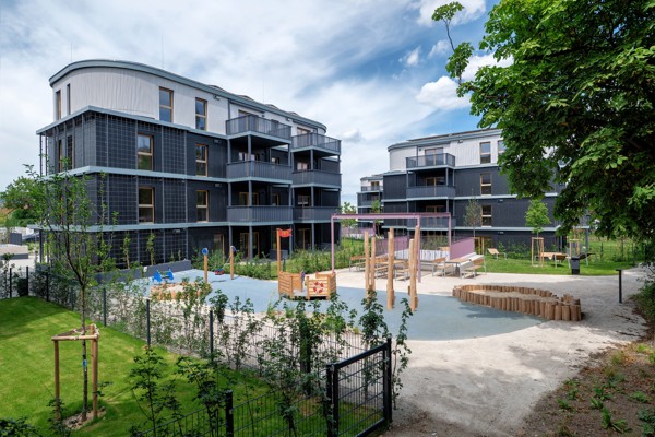 Grüne Stadtvillen Häuser B + D